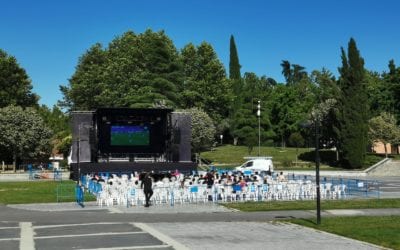 España gana con solvencia a Croacia pero el Ayuntamiento de Majadahonda fracasa con su «fan zone»: solo 40 personas