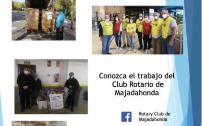 Miguel Sanchiz (Club Rotario Majadahonda): «Mi experiencia con la vacuna y alimentos por la crisis»