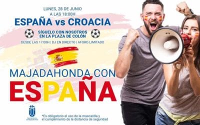 El Ayuntamiento de Majadahonda hace un llamamiento para ver el España-Croacia en la Plaza de Colón