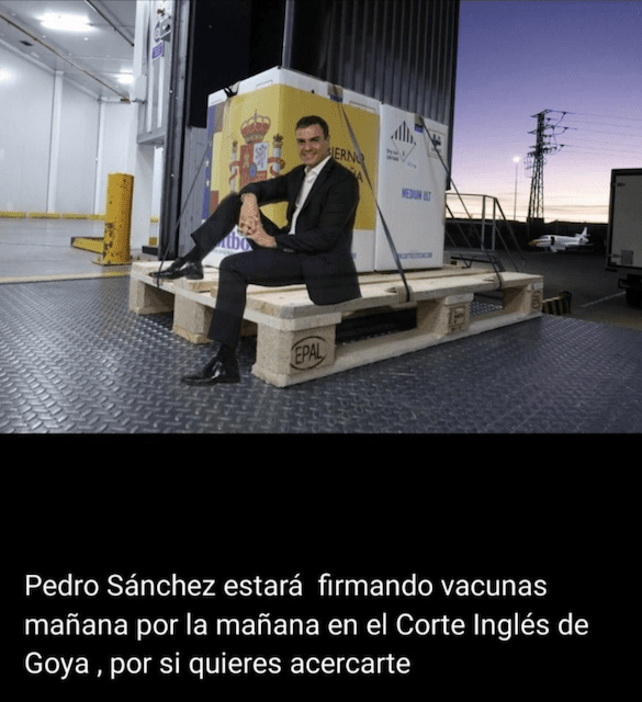 10 bromas y «memes» con la visita de Pedro Sánchez a Majadahonda para vacunarse