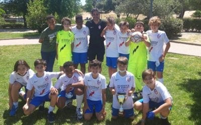 Rayo Majadahonda Alevín A, subcampeón de fútbol 7 de la Comunidad de Madrid