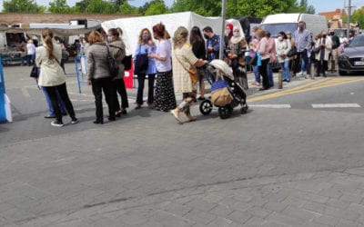 PSOE pide nuevos pasos de cebra y aceras más anchas para acceder al Mercadillo Majadahonda