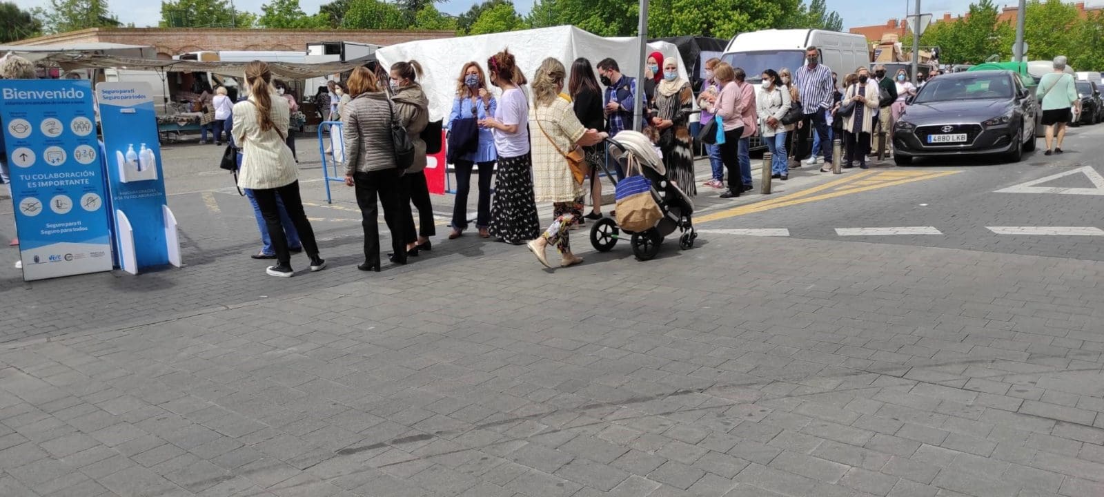 PSOE pide nuevos pasos de cebra y aceras más anchas para acceder al Mercadillo Majadahonda