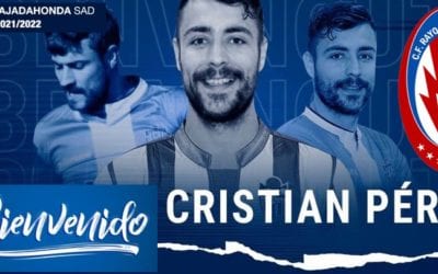 Cristian Pérez (At. Baleares), nuevo central del Rayo Majadahonda por el que suspiraban Algeciras, Racing y Numancia: «Quiero quitarme la espinita del ascenso a 2ªA»