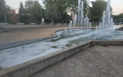 Destrozos en el Parque Goya, suciedad en las fuentes (Majadahonda) y robo violento a una anciana en Aravaca