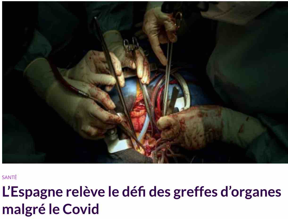 La agencia France Presse realiza un reportaje en Majadahonda: así viaja un corazón del Puerta de Hierro hasta un «jet» privado en Barajas