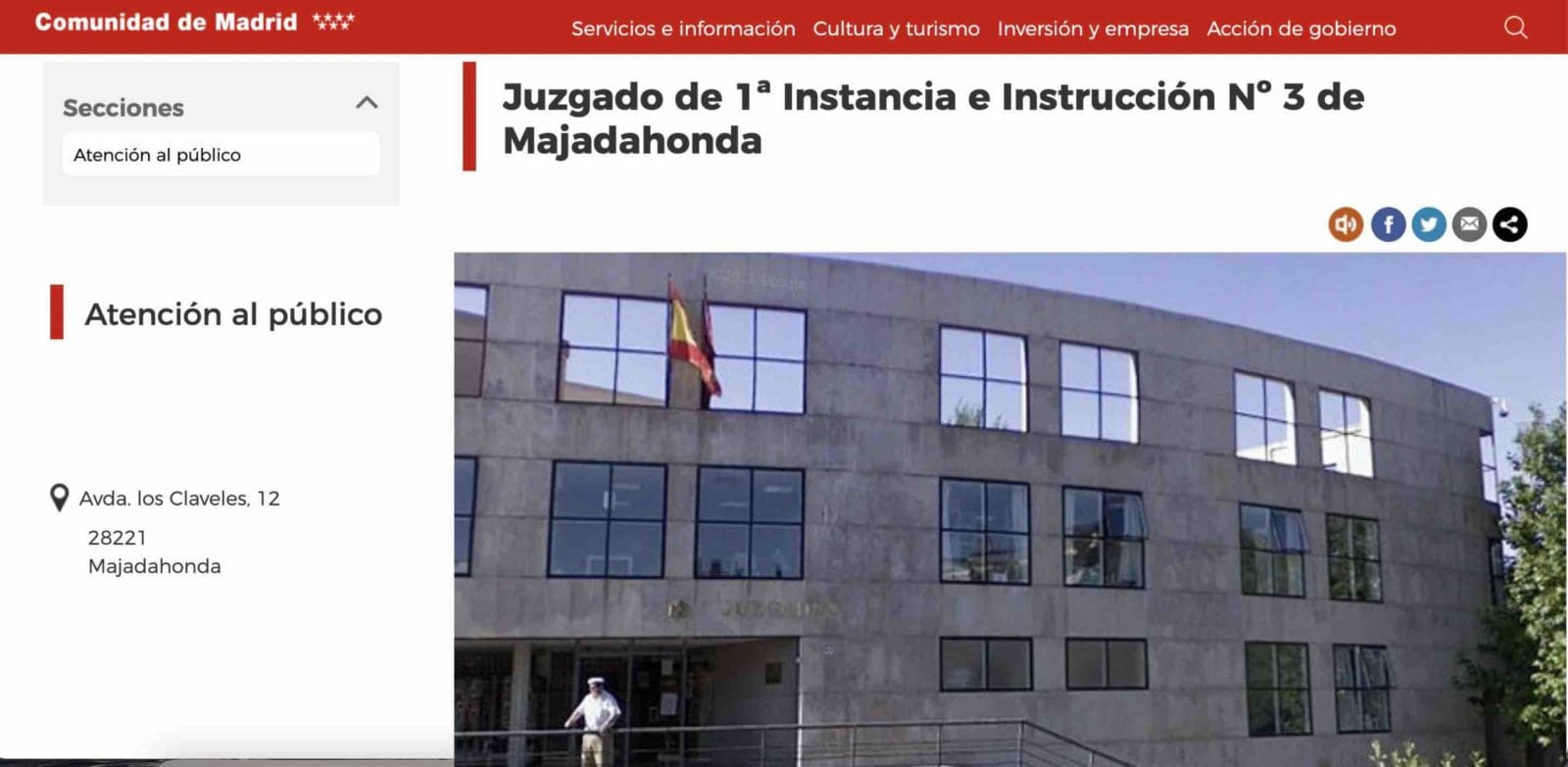 Los jueces de Majadahonda creen que no hubo «error en la instrucción» de su compañera sino en la «valoración de la prueba»: «caso irrelevante»