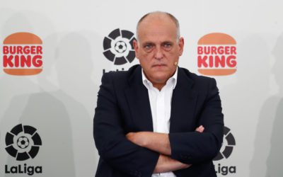 Declaraciones completas de Javier Tebas en el «Burger King» de Majadahonda