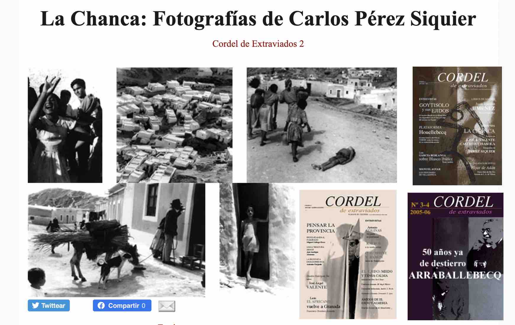 Federico Utrera relata la leyenda del fotógrafo Carlos Pérez Siquier