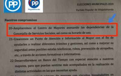 Los mayores de Majadahonda convocan una concentración  frente al Ayuntamiento: quieren su espacio