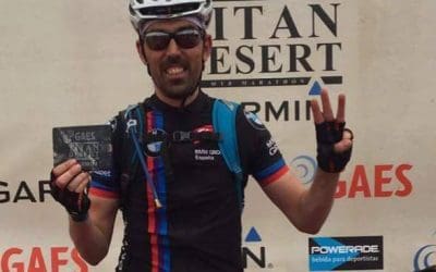 El ciclista Iván Granizo (Majadahonda) obtiene el reconocimiento por su actuación en el «Dakar de las bicicletas»