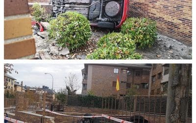La fotógrafo Josefa Calzado capta más imágenes del accidente con el «coche volador» de Majadahonda