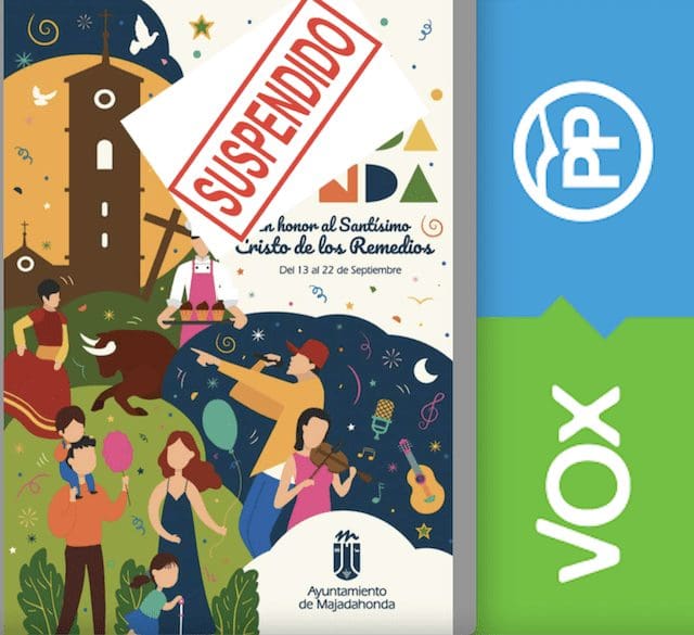 «No Fiestas» de Majadahonda 2021: PP y Vox se acusan mutuamente de mentir sobre quien de los dos aprobó la suspensión