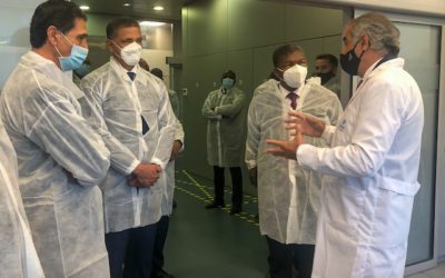 El presidente de Angola y 4 ministros visitan Majadahonda para conocer la calidad del agua del Canal de Isabel II
