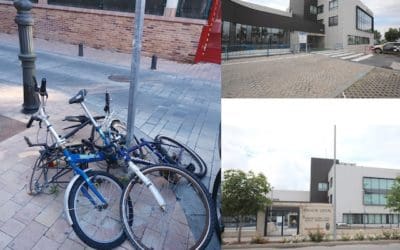 Lectores Majadahonda: desidia municipal ante el abandono de bicicletas en la calle y parking de la Policía Local cerrado para los vecinos
