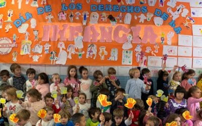 «Día del Pijama» en el Colegio Caude de Majadahonda para animar a la acogida familiar de niños sin familia