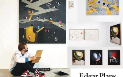 La revista «Traveller» elige al pintor de Majadahonda Edgar Plans como parte de la  «nueva generación de artistas españoles»