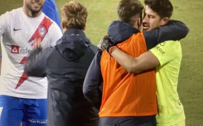 Rayo Majadahonda «descorcha» al Logroñés (1-0) con Champagne y Raúl como figuras de una plantilla de «plata»