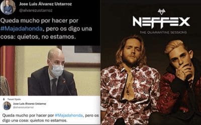 El alcalde de Majadahonda «entra en coma»: ilustra su vídeo con la polémica canción «punk rock» titulada “Bite Me”