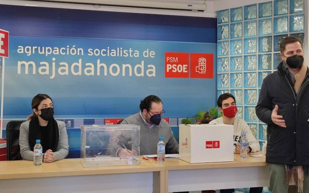 Los socialistas de Majadahonda optan por una Ejecutiva «continuista» con bicefalia entre Cabezón y Fort