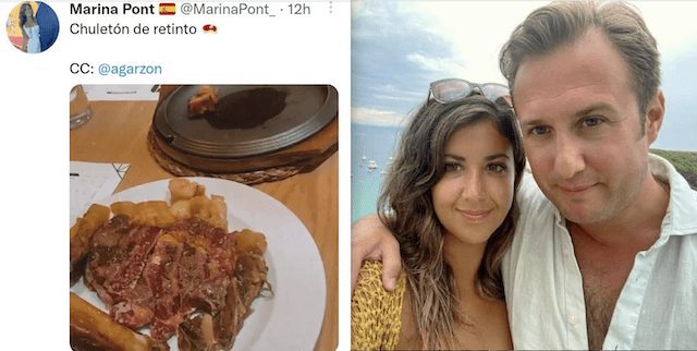Majadahonda: la curiosa foto de una concejala del PP exhibiendo su «chuletón»