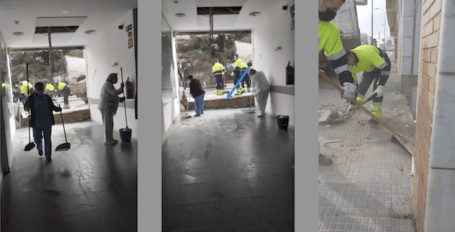 Testigos del accidente del coche en la Clínica de Majadahonda confirman el error del conductor y la suerte de las víctimas