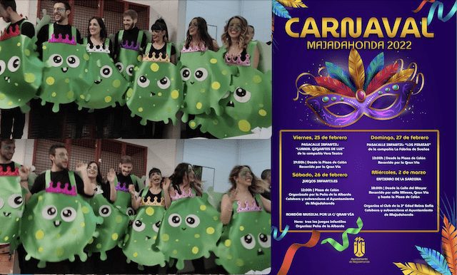 El Ayuntamiento de Majadahonda suspende el baile del carnaval por el Covid pero celebra pasacalles y el entierro de la sardina