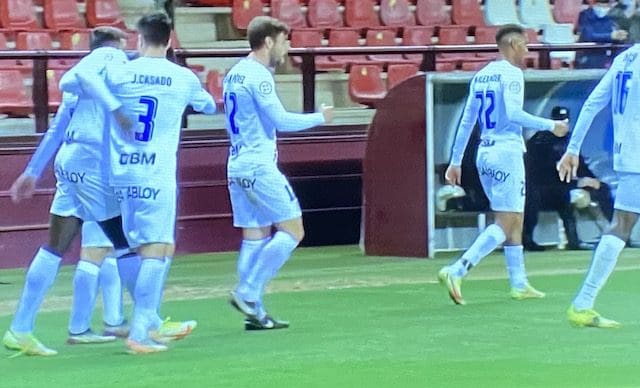 Rayo Majadahonda hace historia en Las Gaunas y muestra sus credenciales para ascender a 2ª A ante la UD Logroñés (0-1)