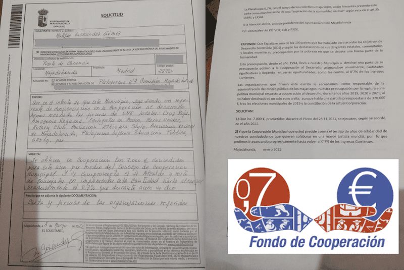 9 ONGs de Majadahonda reclaman una reunión del Consejo de Cooperación municipal que lleva 3 años cerrado