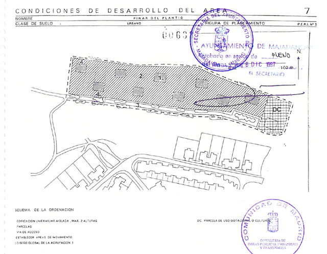 Nueva urbanización en el Monte del Pilar (Majadahonda) junto al Cerro del Espino con 2.000 m2 de superficie