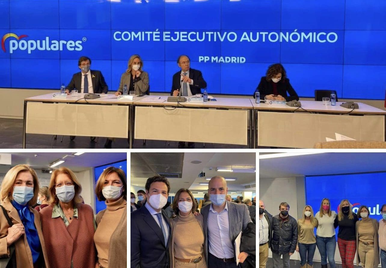 El sector de Casado exhibe a los alcaldes de Las Rozas y Majadahonda y el de Ayuso quiere que voten las bases del PP