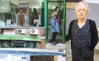 El funeral por Vicenta Flores (88 años) en la Iglesia Santa Catalina (Majadahonda)