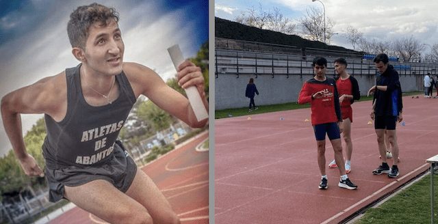 El entrenador Héctor del Pozo (Majadahonda) «descubre» a Karim El Hayani: corre descalzo y vino a España en los bajos de un camión