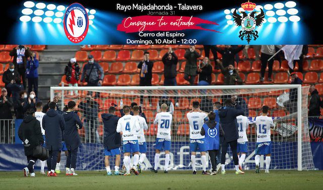 Rayo Majadahonda recibe al CF Talavera: «podrían venir hasta 600 aficionados visitantes»