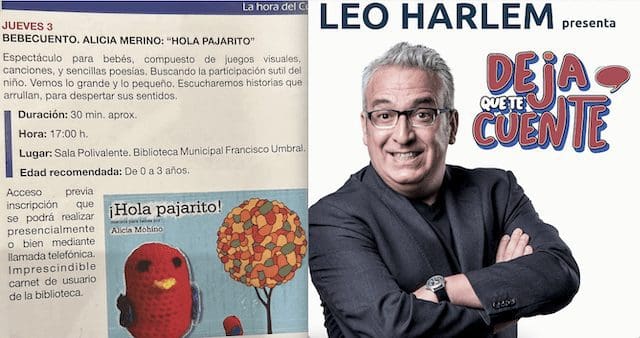 La Biblioteca de Majadahonda saca solo 12 plazas para un «cuentacuentos» y el Ayuntamiento agota las entradas de Leo Harlem antes de venderlas