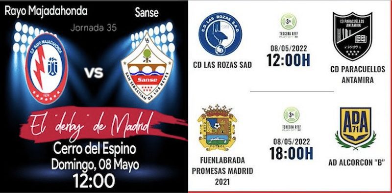 Rayo Majadahonda juega doble «derby»: contra el «Sanse» y Las Rozas CF
