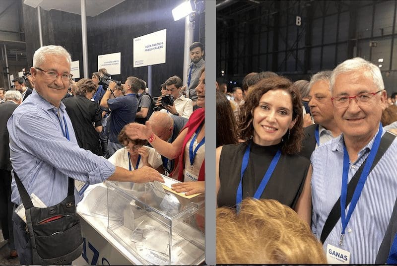 Diario del Congreso del PP por un militante de Majadahonda: «Ayuso elige a su equipo y Camins traga quina»