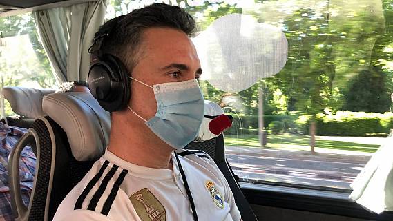 20 aficionados de la Peña Madridista Majadahonda en autobús hasta París para ver la final del Real Madrid