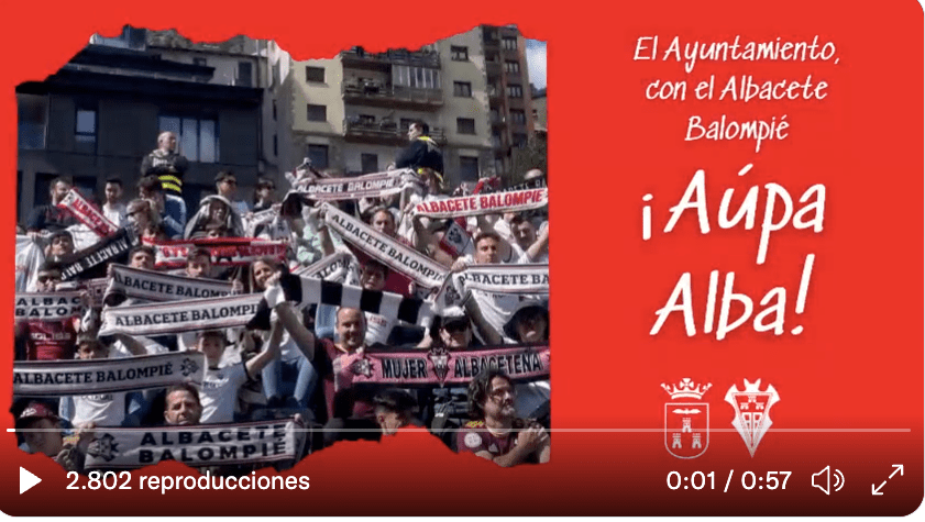 El Ayuntamiento de Albacete pone «pantalla gigante» a sus aficionados, el de Majadahonda desoye a los suyos