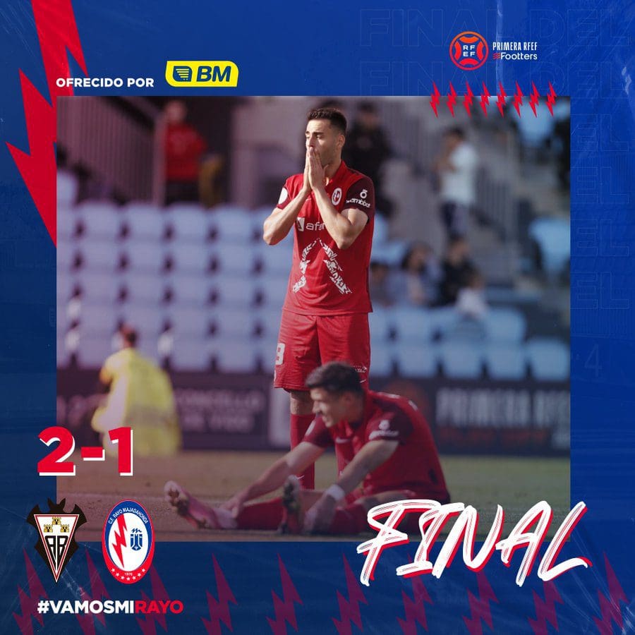 Rayo Majadahonda cae en Balaídos ante el Albacete (2-1) sin poder llegar a una prórroga que iba a hacer justicia
