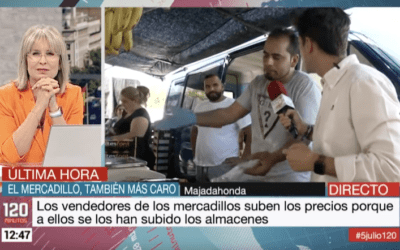 La subida de precios de frutas y verduras también afecta al Mercadillo de Majadahonda