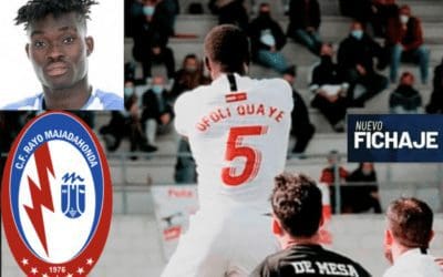 Rayo Majadahonda «ficha» al central ghanés Félix Ofoli Quaye (Leganés): con 22 años y 1,86 m. ya le siguen Eintracht Frankfurt y Mónaco