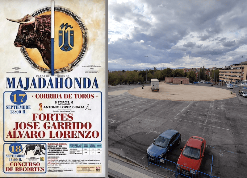 El Ayuntamiento de Majadahonda cambia a última hora el cartel taurino con Garrido y Lorenzo: toros de Espartaco para los recortadores
