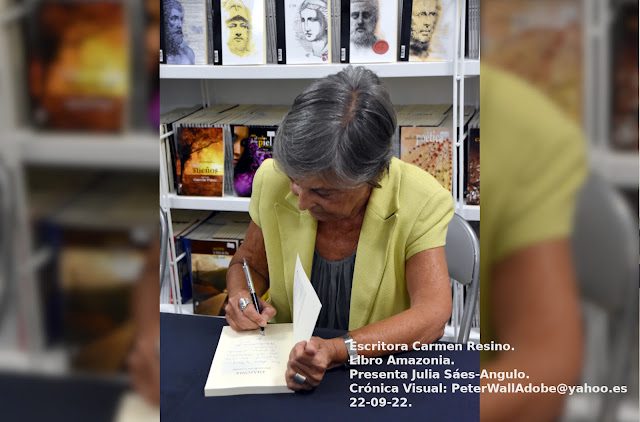 La novela de Carmen Resino (Majadahonda) “Amazonia. Historia de otra conquista”: «España se despobló para llenar América de criollos»