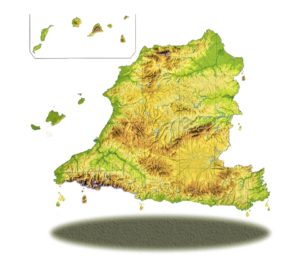 La broma de un geógrafo de ficción sugiere llamar "Sur" al Oeste de Madrid y "Norte" a Andalucía para alternar la riqueza y la pobreza