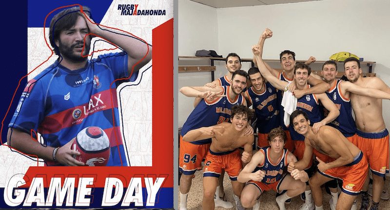Deportes: derrota majariega en rugby y resultados de Baloncesto en Majadahonda, Pozuelo, Las Rozas, Boadilla, El Escorial y La Cañada