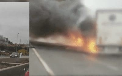 El incendio del camión en la M-50 Majadahonda afectó a M-40 y M-30 y atrapó a miles de conductores 6 horas hasta la noche