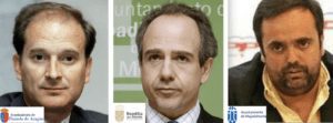 Alcaldes: Panero (Boadilla), Ortega (Majadahonda), Sepúlveda (Pozuelo)