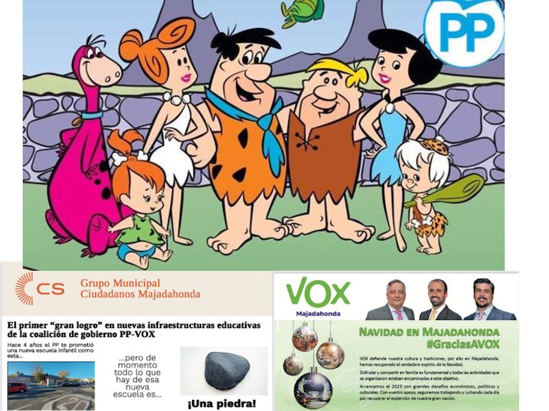 Revista Municipal: Cs, los «Picapiedra» del PP y la Navidad en Majadahonda «gracias a Vox»