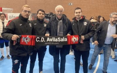 Fotos inéditas de Vicente del Bosque en Majadahonda: el Avila recuerda que ganó el Campeonato de Fútbol Sala Inclusivo
